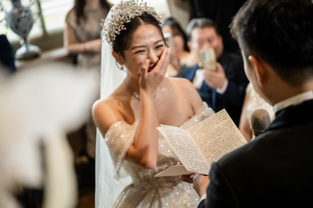 婚禮拍攝必拍畫面-交換誓詞、互戴婚戒